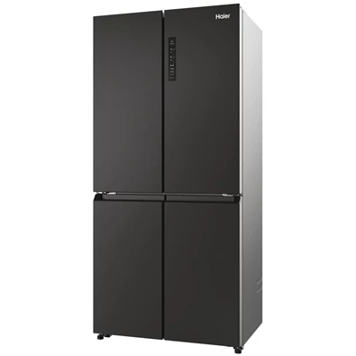Haier HCR3818ENPT antracit, négyajtós, Hűtő:311L, Fagyasztó:156L, Total No frost hűtőszekrény