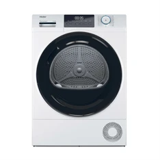 Haier HD80-E929E-S fehér-fekete, 8kg, hőszivattyús szárítógép