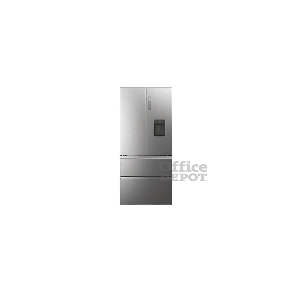 Haier HFW7819EWMP inox, francia ajtós, alulfagyasztós, Hűtő:356L, Fagyasztó:181L, Total No frost hűtőszekrény