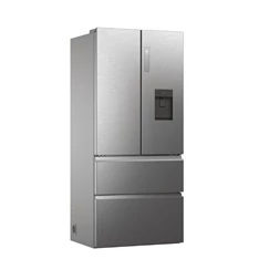 Haier HFW7819EWMP inox, francia ajtós, alulfagyasztós, Hűtő:356L, Fagyasztó:181L, Total No frost hűtőszekrény