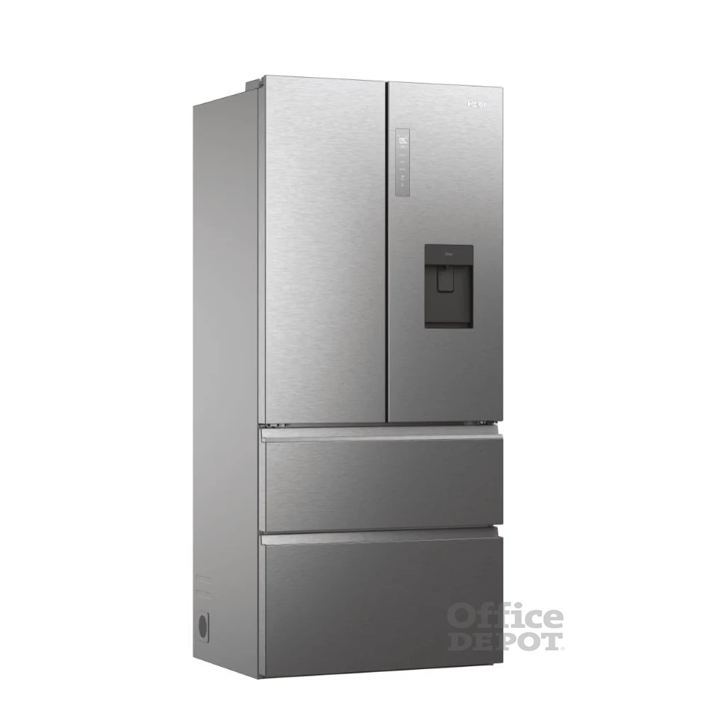 Haier HFW7819EWMP inox, francia ajtós, alulfagyasztós, Hűtő:356L, Fagyasztó:181L, Total No frost hűtőszekrény