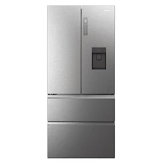 Haier HFW7819EWMP inox, francia ajtós, alulfagyasztós, Hűtő:356L, Fagyasztó:181L, Total No frost hűtőszekrény