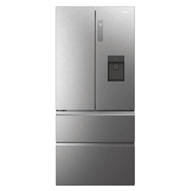 Haier HFW7819EWMP inox, francia ajtós, alulfagyasztós, Hűtő:356L, Fagyasztó:181L, Total No frost hűtőszekrény