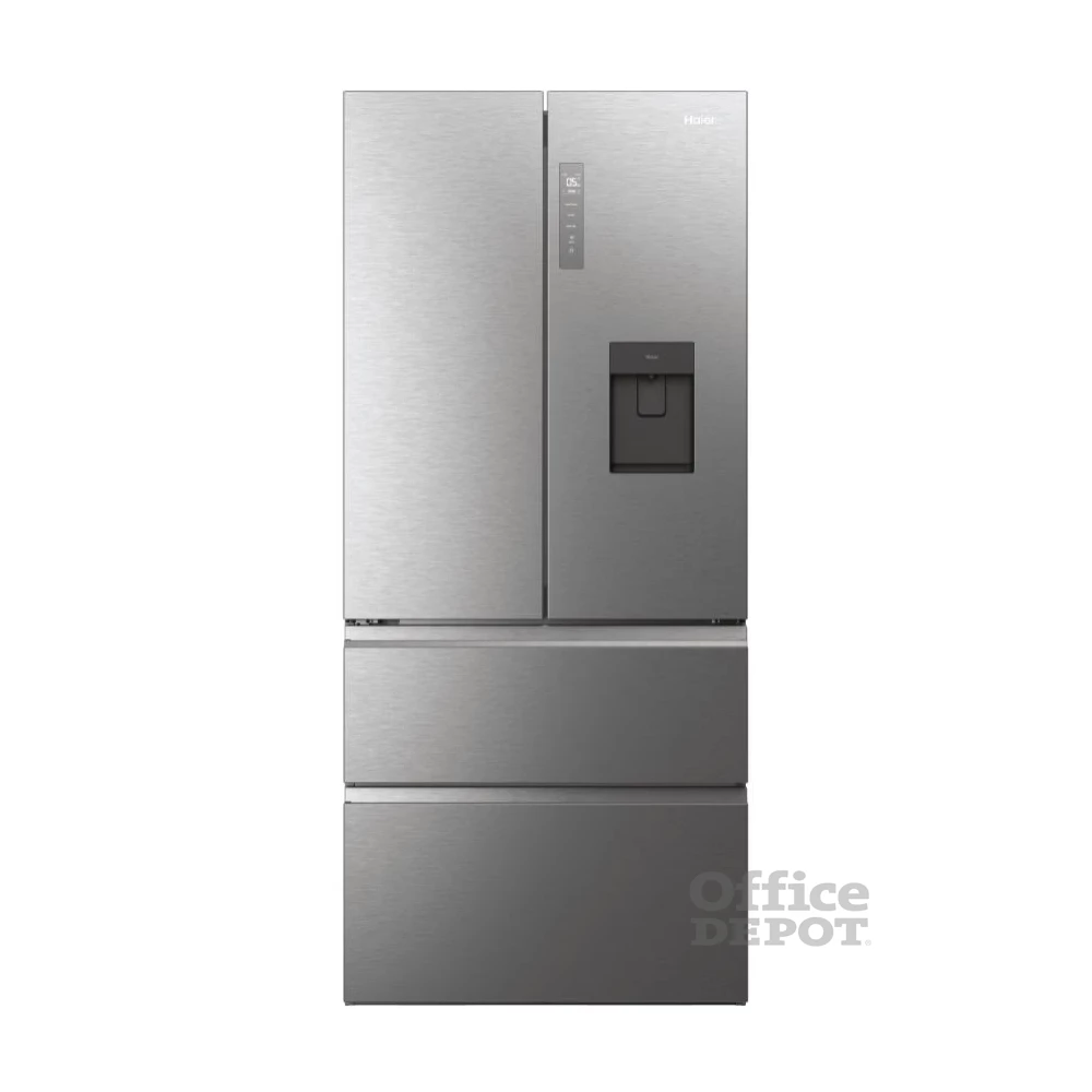 Haier HFW7819EWMP inox, francia ajtós, alulfagyasztós, Hűtő:356L, Fagyasztó:181L, Total No frost hűtőszekrény