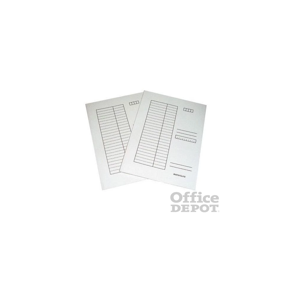 A4 fehér pólyás dosszié