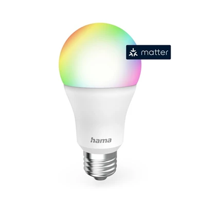 Hama 00176640 E27 9W okos wifi RGBW led izzó Hama 00176640 E27 9W okos wifi RGBW led izzó