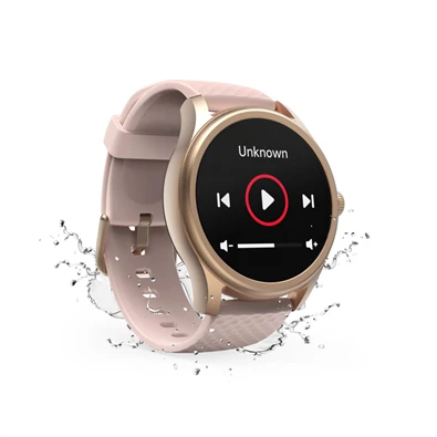 Hama 00178616 "Smartwatch 5010" rózsaarany kerek okosóra Hama 00178616 "Smartwatch 5010" rózsaarany kerek okosóra