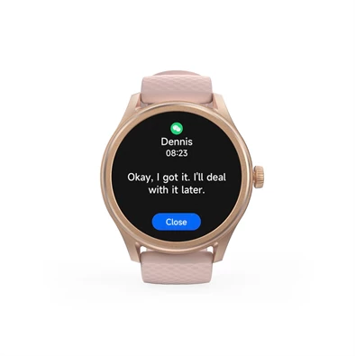 Hama 00178616 "Smartwatch 5010" rózsaarany kerek okosóra Hama 00178616 "Smartwatch 5010" rózsaarany kerek okosóra