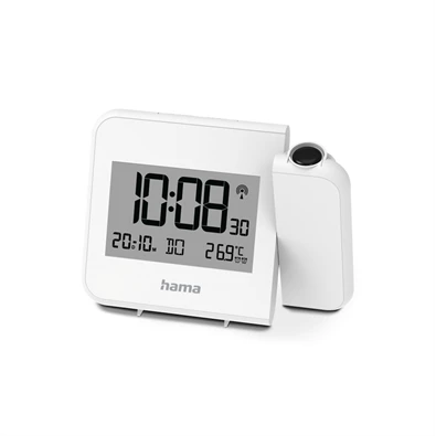 Hama 00222206 HVAR fehér projektoros ébresztőóra