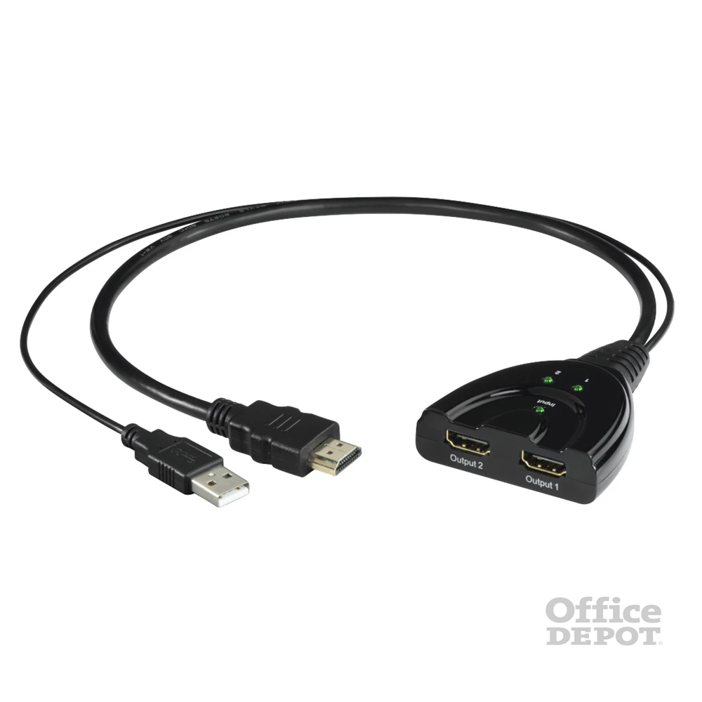 Hama 121776 1BE 2KI, 4K felbontásig HDMI elosztó