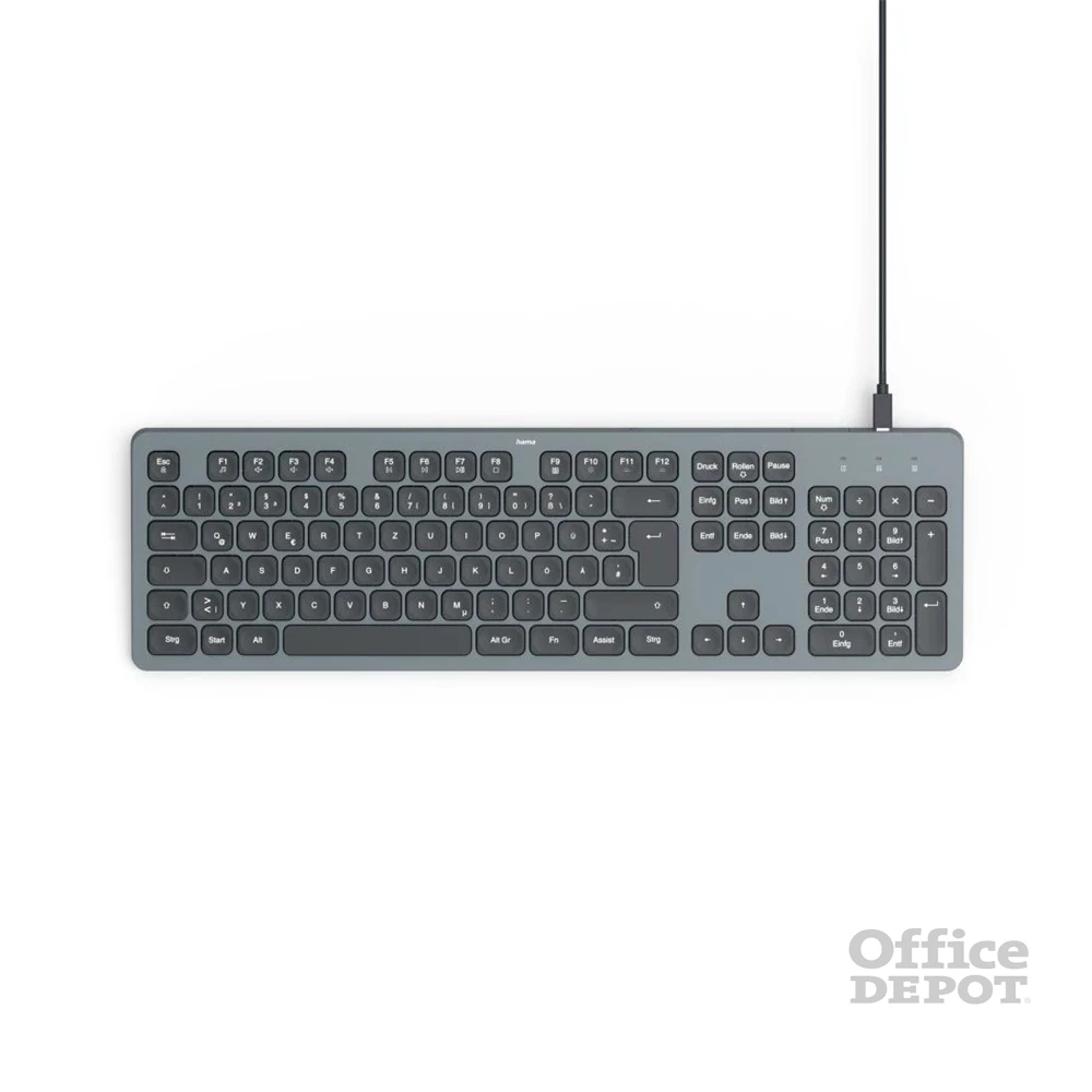 Hama 13173058 CK-400 USB fekete billentyűzet