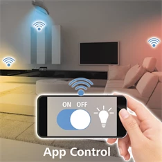Hama 176584 E27 10W fehér okos Wifi LED izzó Hama 176584 E27 10W fehér okos Wifi LED izzó