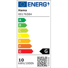 Hama 176584 E27 10W fehér okos Wifi LED izzó Hama 176584 E27 10W fehér okos Wifi LED izzó