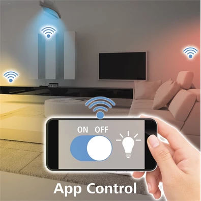 Hama 176584 E27 10W fehér okos Wifi LED izzó Hama 176584 E27 10W fehér okos Wifi LED izzó