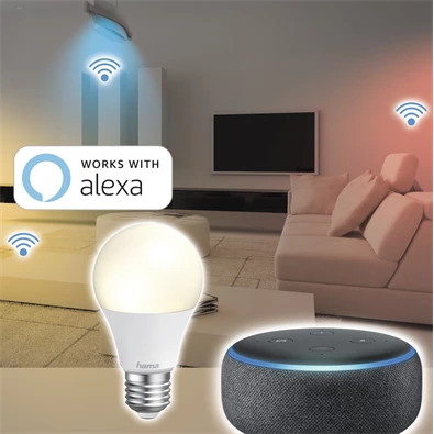 Hama 176584 E27 10W fehér okos Wifi LED izzó Hama 176584 E27 10W fehér okos Wifi LED izzó