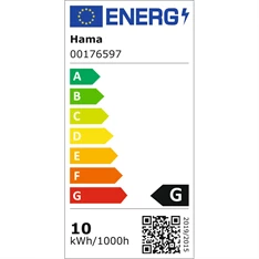 Hama 176597 E27 RGB+CCT 10W okos WIFI LED izzó Hama 176597 E27 RGB+CCT 10W okos WIFI LED izzó