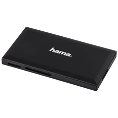 Hama 181018 "Slim" USB 3.0 superspeed fekete multi kártyaolvasó Hama 181018 "Slim" USB 3.0 superspeed fekete multi kártyaolvasó