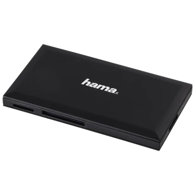 Hama 181018 "Slim" USB 3.0 superspeed fekete multi kártyaolvasó Hama 181018 "Slim" USB 3.0 superspeed fekete multi kártyaolvasó