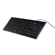 Hama 13182663 "ANZANO" HUN USB fekete multimédiás billentyűzet Hama 13182663 "ANZANO" HUN USB fekete multimédiás billentyűzet