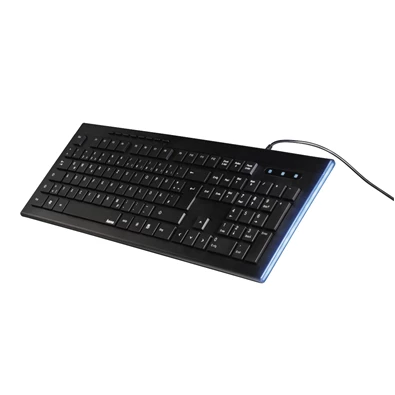 Hama 13182663 "ANZANO" HUN USB fekete multimédiás billentyűzet Hama 13182663 "ANZANO" HUN USB fekete multimédiás billentyűzet