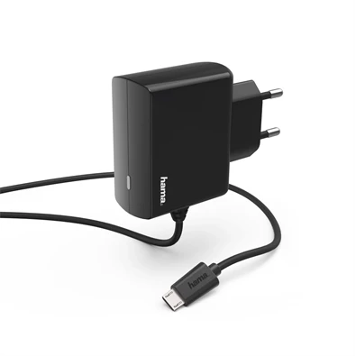 Hama 183247 micro USB 2,4A fekete hálózati töltő Hama 183247 micro USB 2,4A fekete hálózati töltő