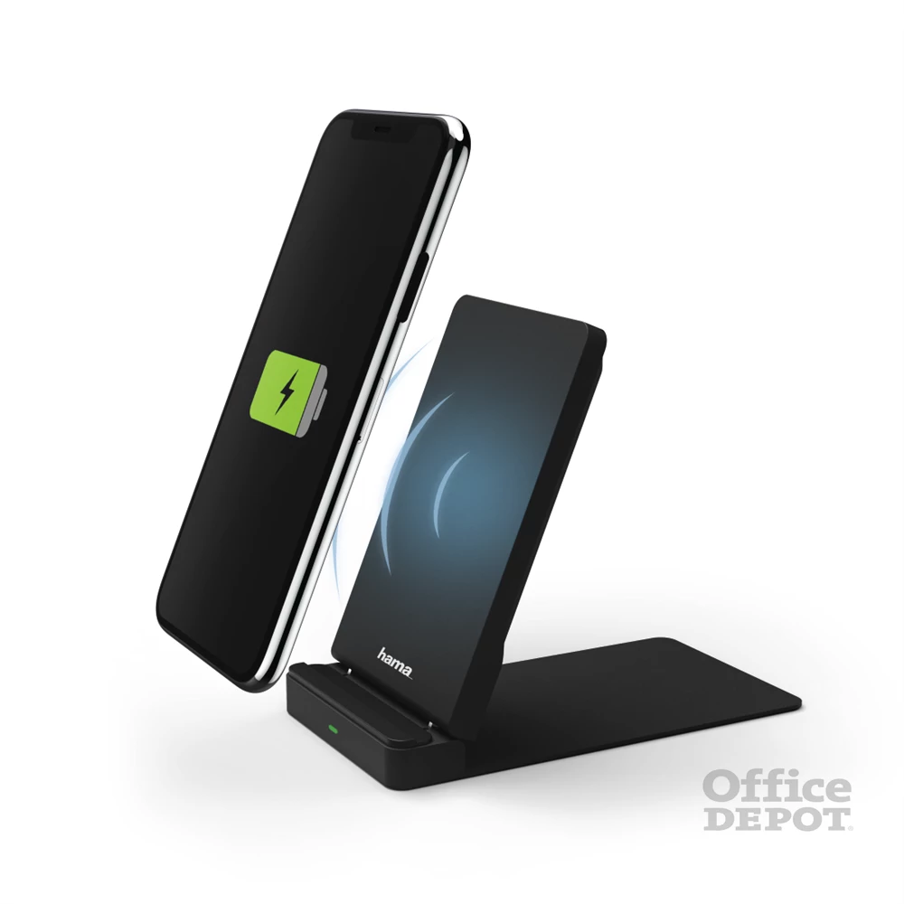 Hama 183346 "QI-FC10S" 2A vezeték nélküli asztali mobiltelefon töltő