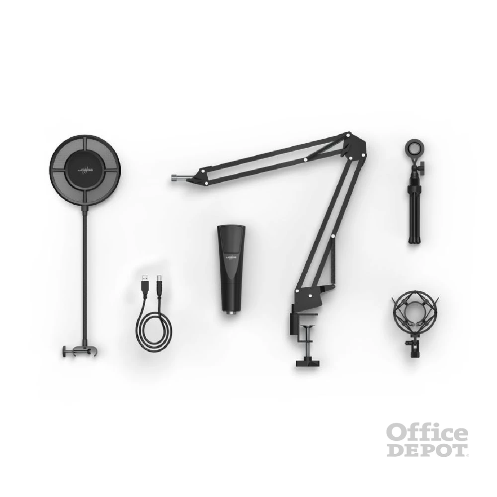 URAGE by Hama 186020 "Stream 800HD" streaming állványos gaming mikrofon