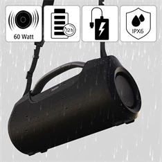 Hama 188217 "SOUND BARREL", 60W bluetooth hangszóró Hama 188217 "SOUND BARREL", 60W bluetooth hangszóró