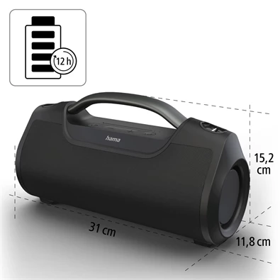 Hama 188217 "SOUND BARREL", 60W bluetooth hangszóró Hama 188217 "SOUND BARREL", 60W bluetooth hangszóró