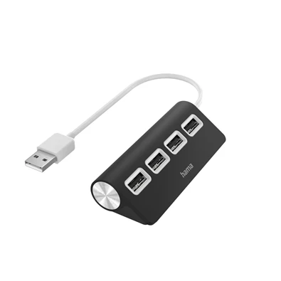 Hama 200119 1:4 BUSPOW fekete FIC USB 2.0 hub Hama 200119 1:4 BUSPOW fekete FIC USB 2.0 hub