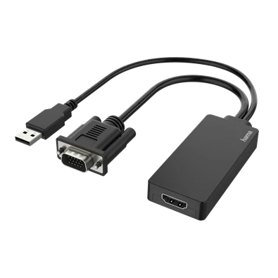Hama 200342 FIC VGA + USB - HDMI adapter Hama 200342 FIC VGA + USB - HDMI adapter