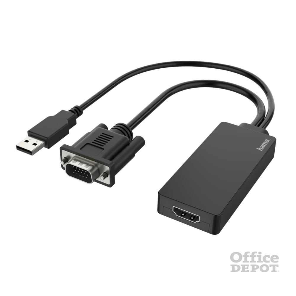 Hama 200342 FIC VGA + USB - HDMI adapter