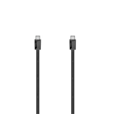 Hama 200648 USB 3.2 Type-C- USB Type-C fekete 0,75m adatkábel Hama 200648 USB 3.2 Type-C- USB Type-C fekete 0,75m adatkábel