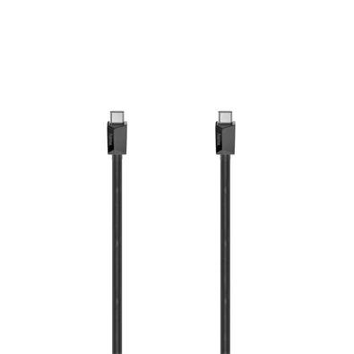 Hama 200648 USB 3.2 Type-C- USB Type-C fekete 0,75m adatkábel Hama 200648 USB 3.2 Type-C- USB Type-C fekete 0,75m adatkábel