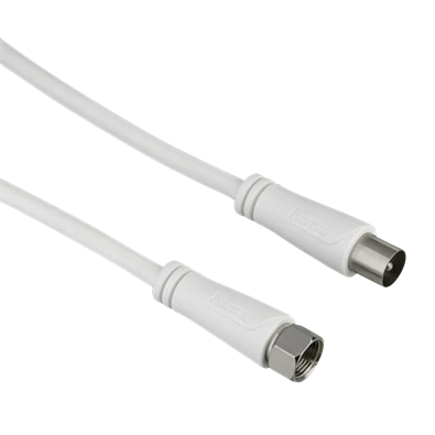 Hama 205061 FIC 90dB F-koax 1,5m fehér antenna kábel Hama 205061 FIC 90dB F-koax 1,5m fehér antenna kábel