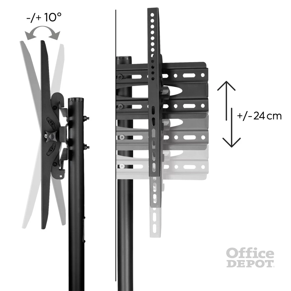 Hama 220874 75"-ig "FITV" Trolley gurulós TV tartó állvány