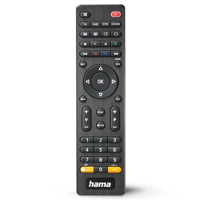 Hama 221052 FITV 4in1 fekete univerzális távirányító Hama 221052 FITV 4in1 fekete univerzális távirányító
