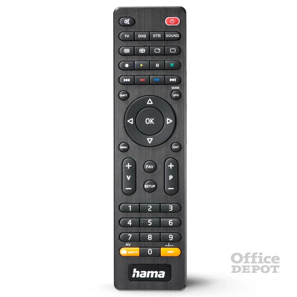 Hama 221052 FITV 4in1 fekete univerzális távirányító