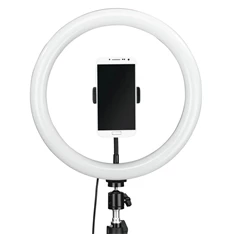 Hama 4659 "SPOTLIGHT STEADY 120 II" LED körlámpás okostelefon állvány Hama 4659 "SPOTLIGHT STEADY 120 II" LED körlámpás okostelefon állvány