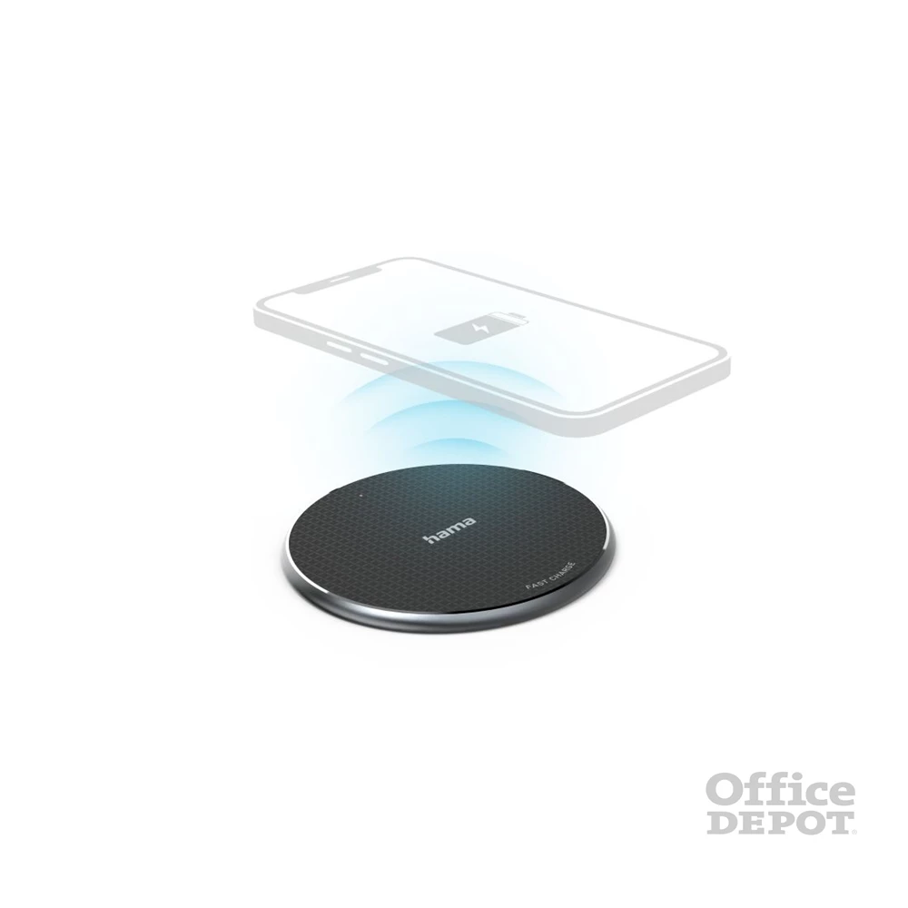 FIC E3 VEZ. NÉLK. MOBILTELEFON "QI-FC10" TÖLTŐ, 10W, FEKETE