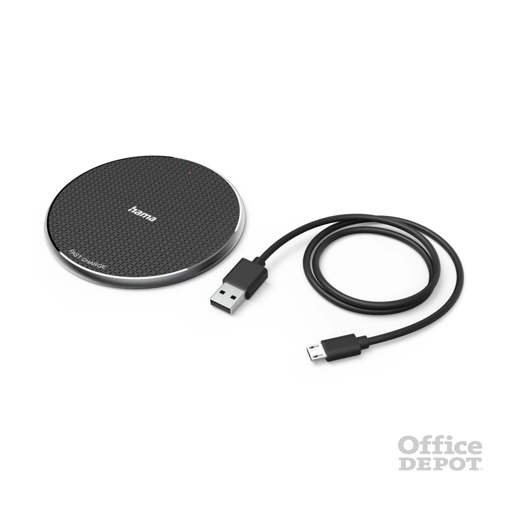 FIC E3 VEZ. NÉLK. MOBILTELEFON "QI-FC10" TÖLTŐ, 10W, FEKETE