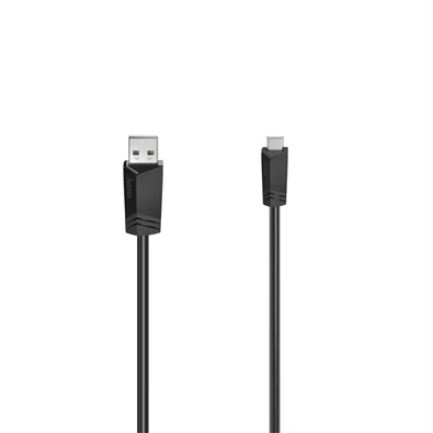 Hama 00200606 FIC USB A - mini USB B 1,5m fekete adatkábel Hama 00200606 FIC USB A - mini USB B 1,5m fekete adatkábel