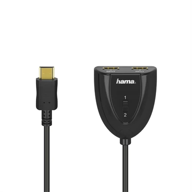 Hama 00205161 FIC aranyozott 2be-1ki HDMI közösítő Hama 00205161 FIC aranyozott 2be-1ki HDMI közösítő