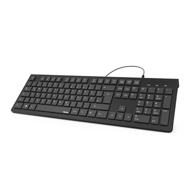 Hama 13182681 "KC-200" HUN USB fekete billentyűzet Hama 13182681 "KC-200" HUN USB fekete billentyűzet
