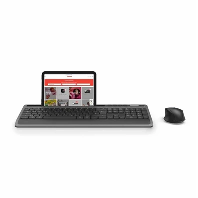 Hama 13182686 "KMW-600 Plus" fekete vezeték nélküli billentyűzet + egér Hama 13182686 "KMW-600 Plus" fekete vezeték nélküli billentyűzet + egér