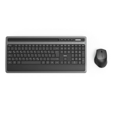 Hama 13182686 "KMW-600 Plus" fekete vezeték nélküli billentyűzet + egér Hama 13182686 "KMW-600 Plus" fekete vezeték nélküli billentyűzet + egér
