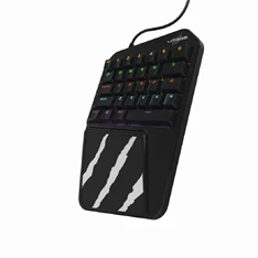 URAGE by Hama 186062 "Exodus 410" egykezes mobil gamer billentyűzet URAGE by Hama 186062 "Exodus 410" egykezes mobil gamer billentyűzet