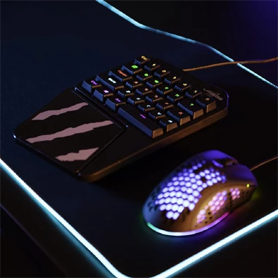 URAGE by Hama 186062 "Exodus 410" egykezes mobil gamer billentyűzet URAGE by Hama 186062 "Exodus 410" egykezes mobil gamer billentyűzet