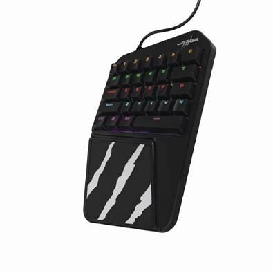 URAGE by Hama 186062 "Exodus 410" egykezes mobil gamer billentyűzet URAGE by Hama 186062 "Exodus 410" egykezes mobil gamer billentyűzet