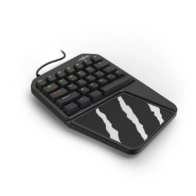 URAGE by Hama 186062 "Exodus 410" egykezes mobil gamer billentyűzet URAGE by Hama 186062 "Exodus 410" egykezes mobil gamer billentyűzet